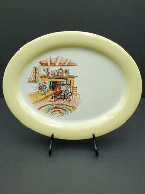 Homer Laughlin Eggshell Swing Colonial Kitchen Platter Small Serving Plate